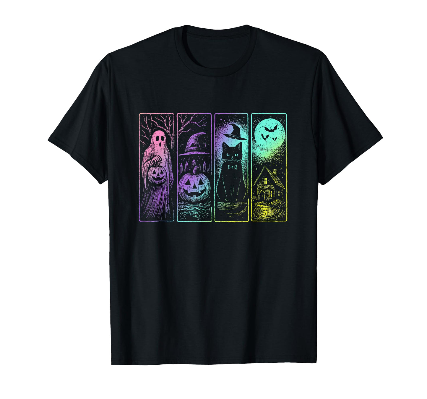 Vintage Halloween Horror Spooky Season Costumes Men Women T-Shirt