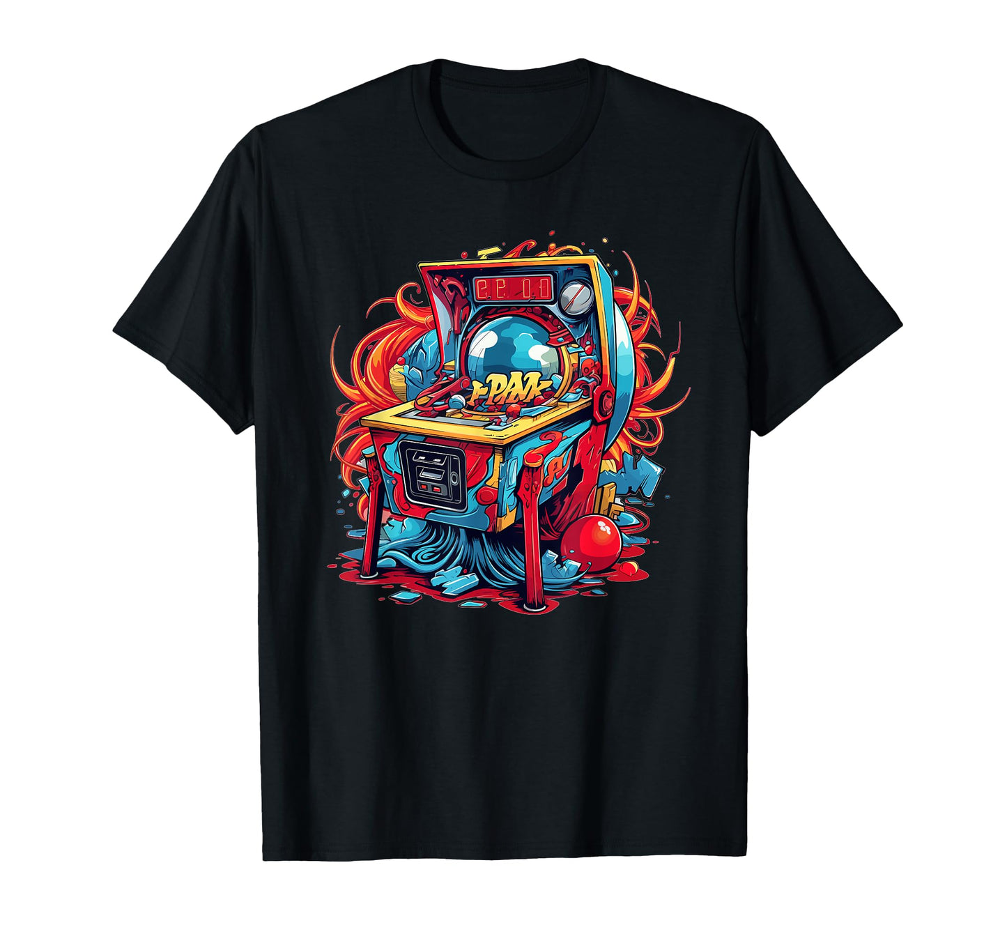 Colorful Pinball Machine T-Shirt