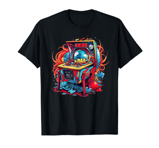 Colorful Pinball Machine T-Shirt