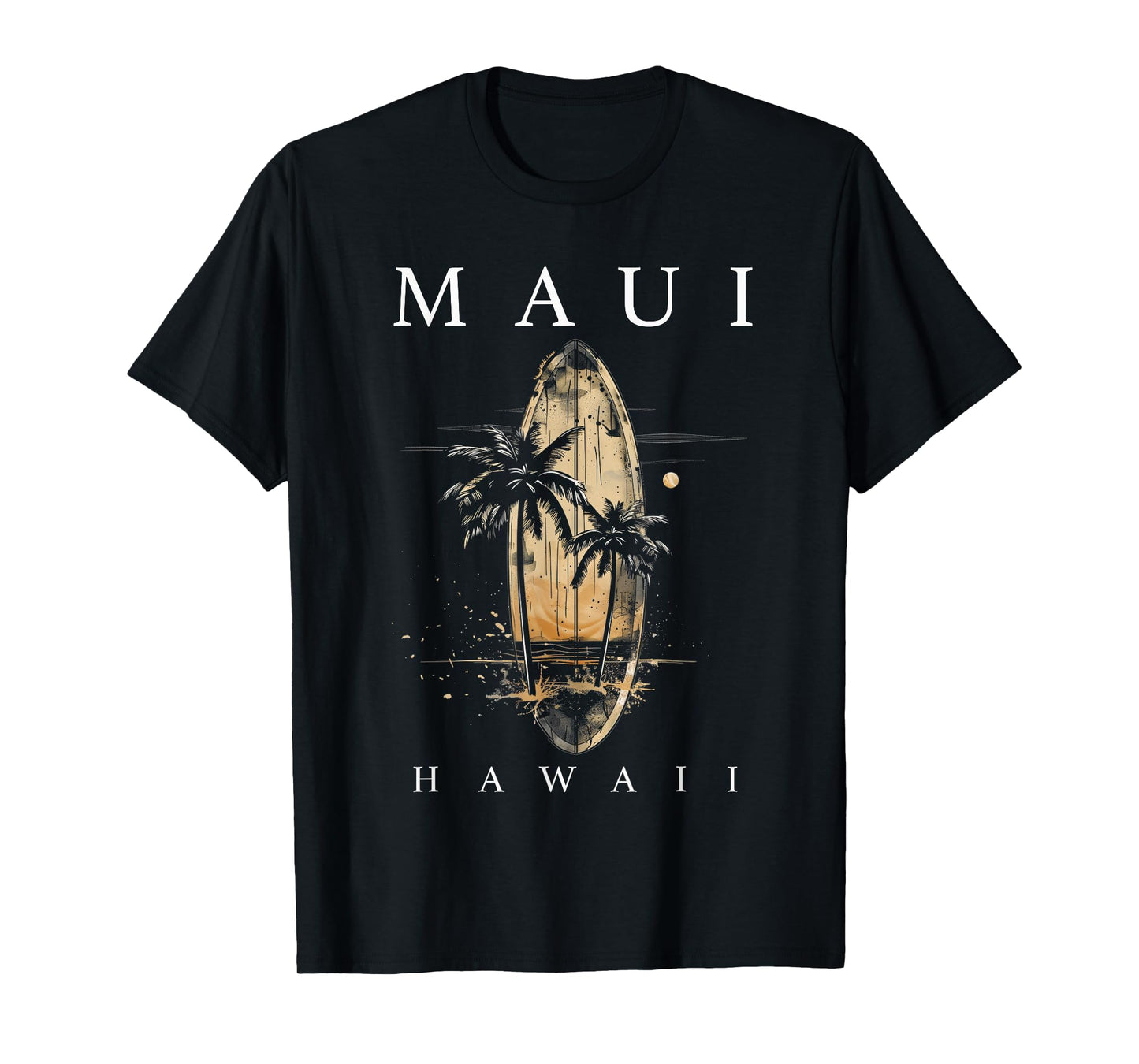 Maui Hawaii Surf Hawaiian Vintage Surfing Surfer T-Shirt