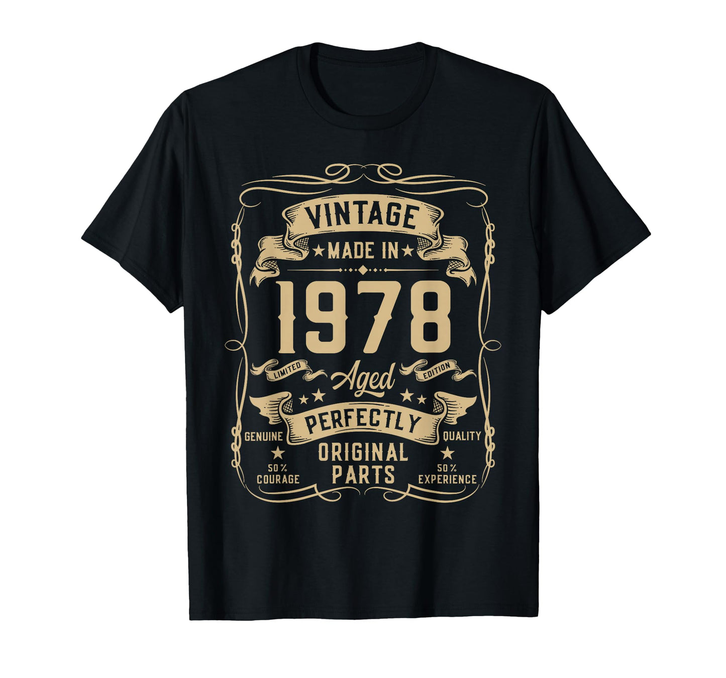 Vintage 1978 47yr 47th Birthday Gifts for Men 47 Years Old T-Shirt