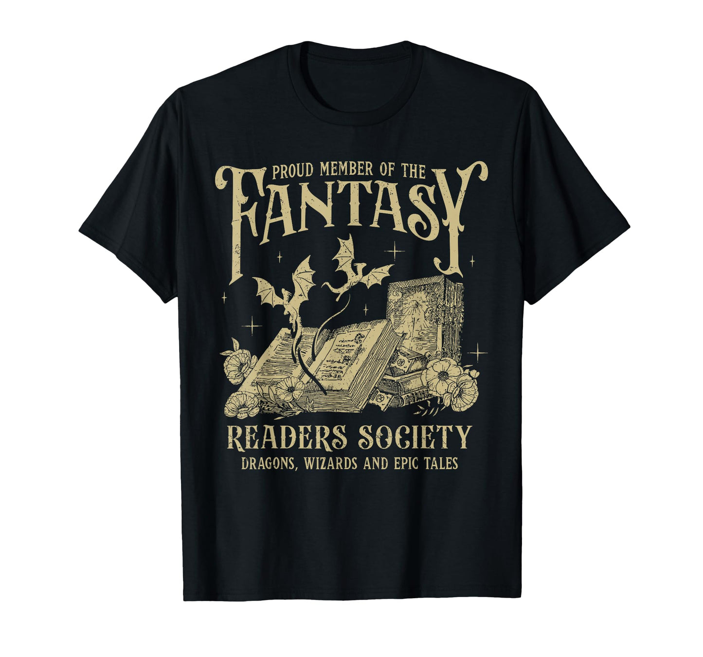 Fantasy Romance Proud Member Of The Fantasy Readers Society T-Shirt
