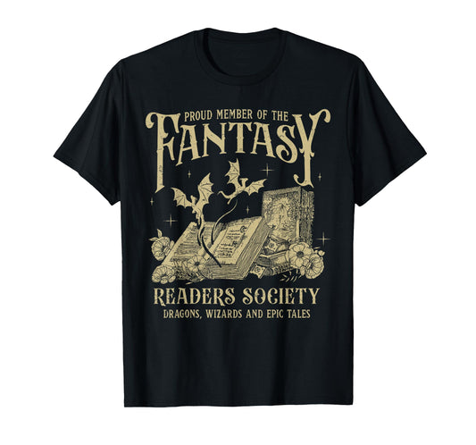 Fantasy Romance Proud Member Of The Fantasy Readers Society T-Shirt