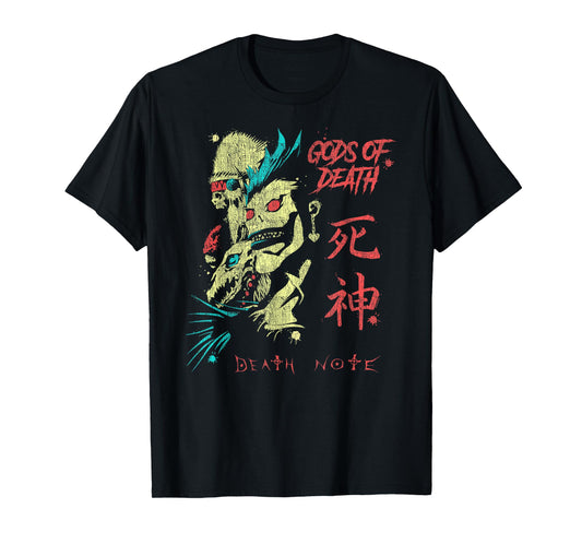 Death Note Vintage Style Shinigami Gods of Death Anime T-Shirt