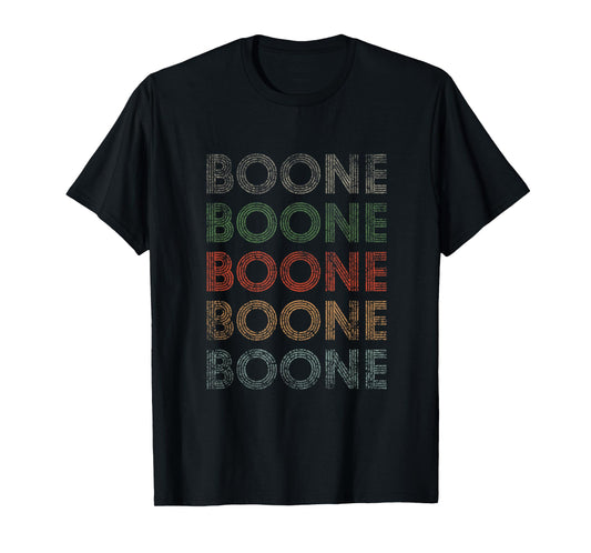 Boone First Name Grunge Style Vintage Retro T-Shirt
