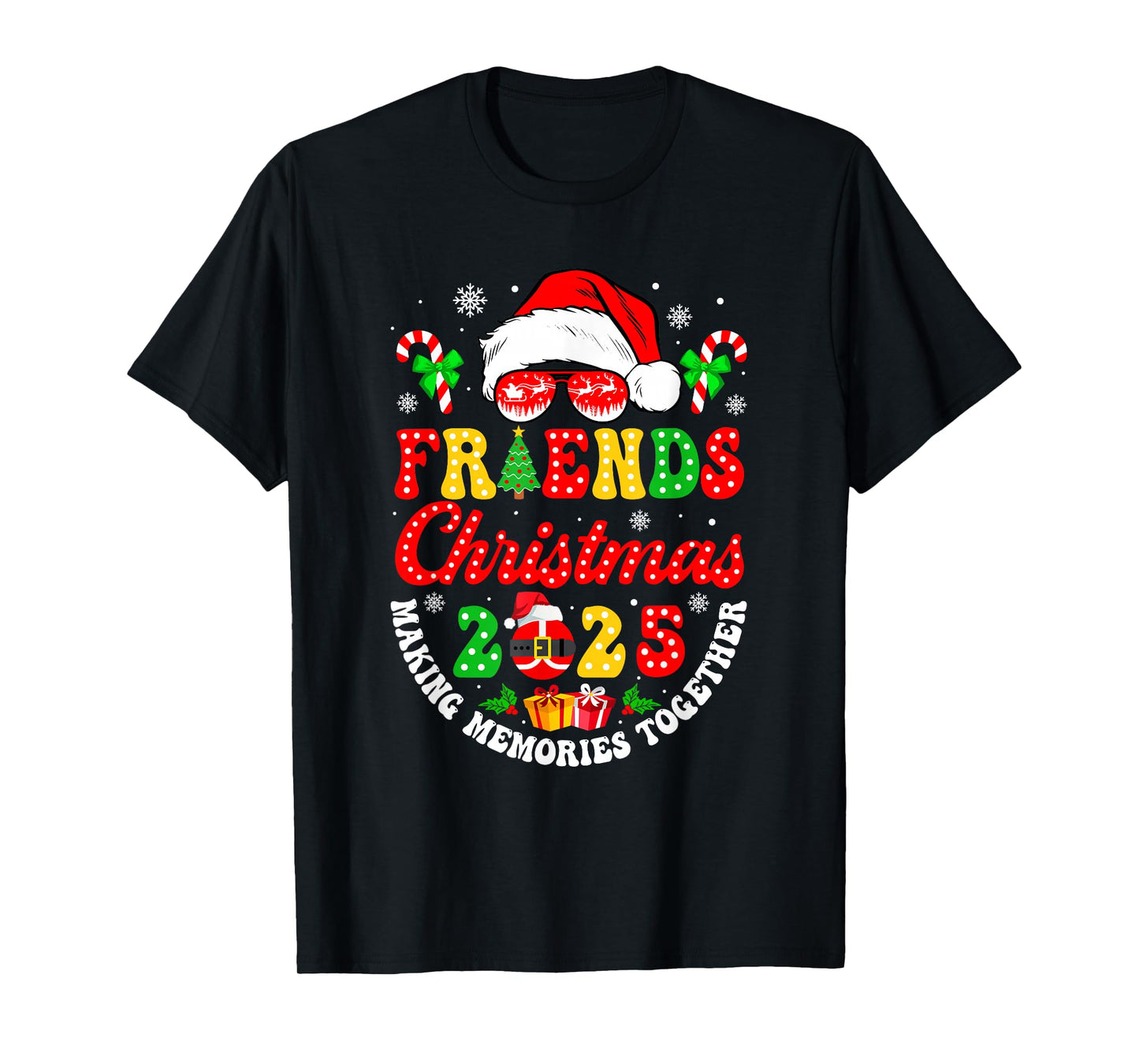 Friends Christmas 2025 Christmas Squad Xmas Matching Group T-Shirt