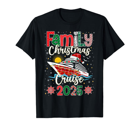 Family Christmas Cruise 2025 Matching Holiday Men Women Kids T-Shirt
