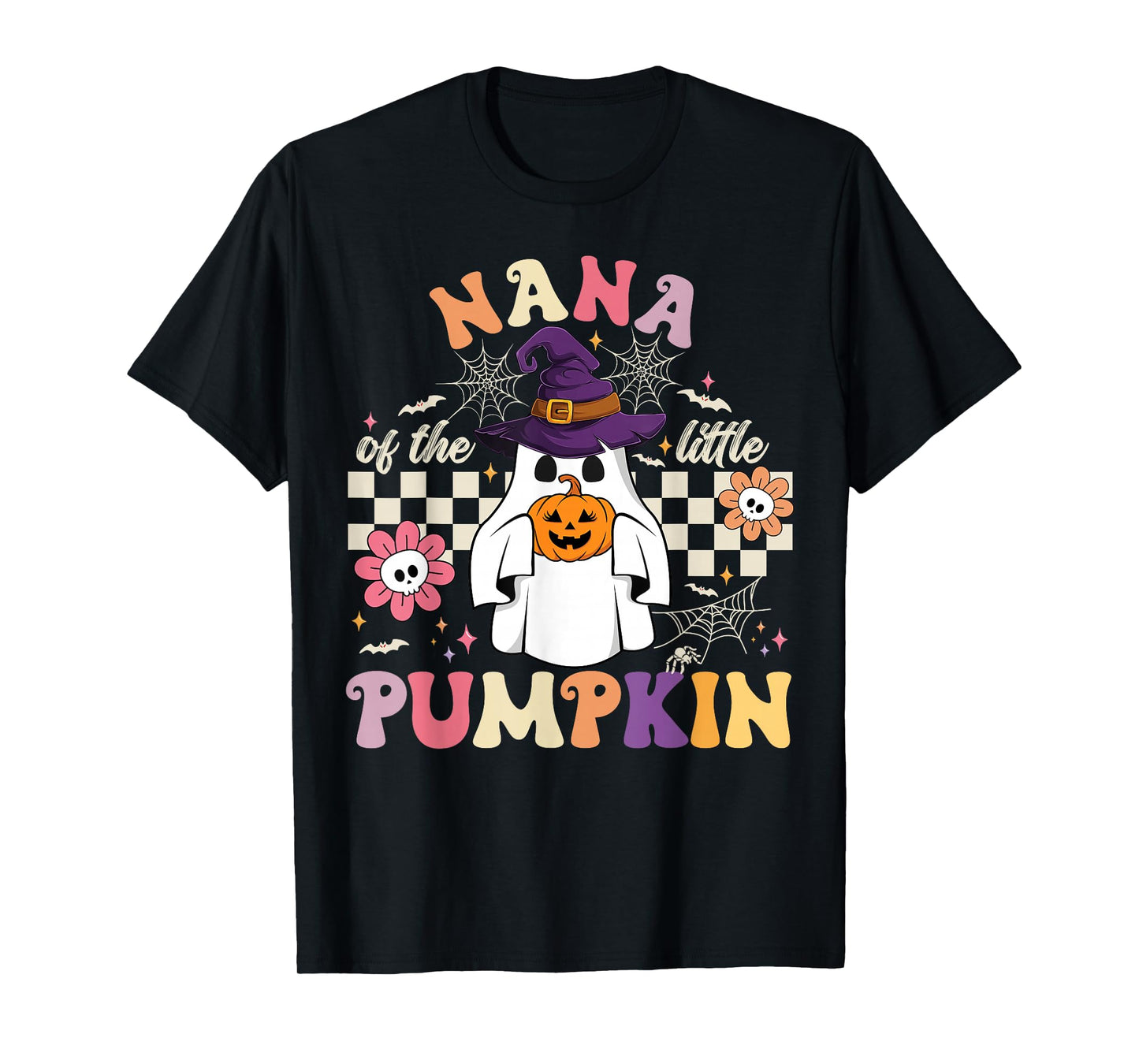 Nana of The Little Pumpkin Halloween Spooky Ghost T-Shirt