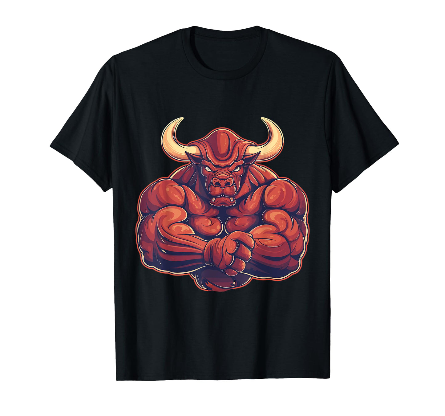 Bull, Muscular, Swole, Weightlifting, Workout, Strong, Bull T-Shirt