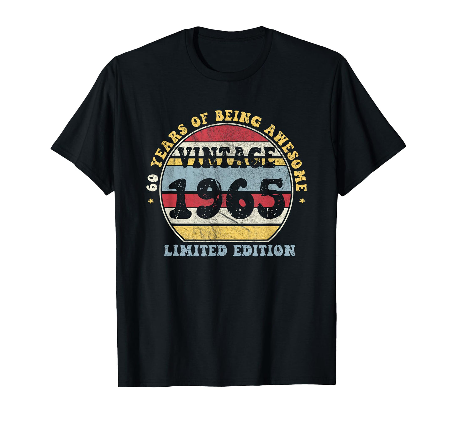 Est 1965 Limited Edition 60-Year-Old Vintage 60th Birthday T-Shirt