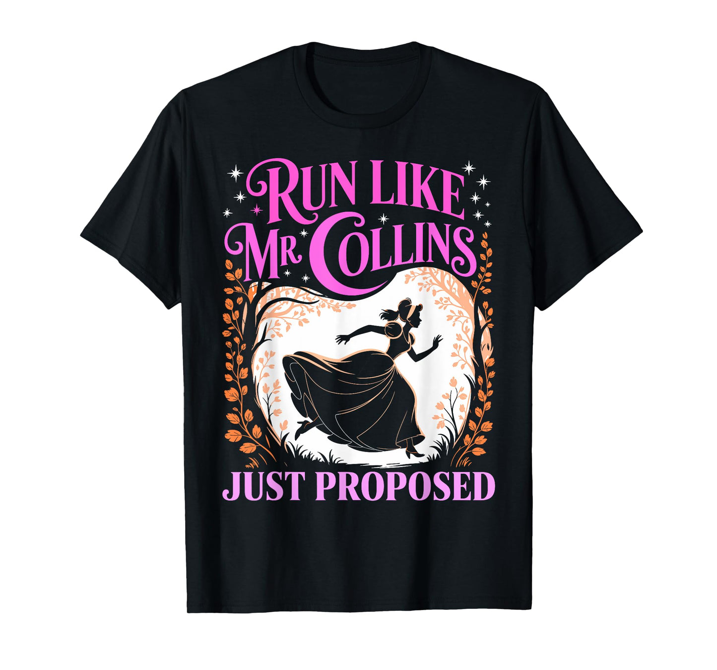 Run Like Mr Collins Just Proposed Vintage retro T-Shirt