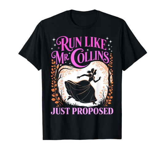 Run Like Mr Collins Just Proposed Vintage retro T-Shirt