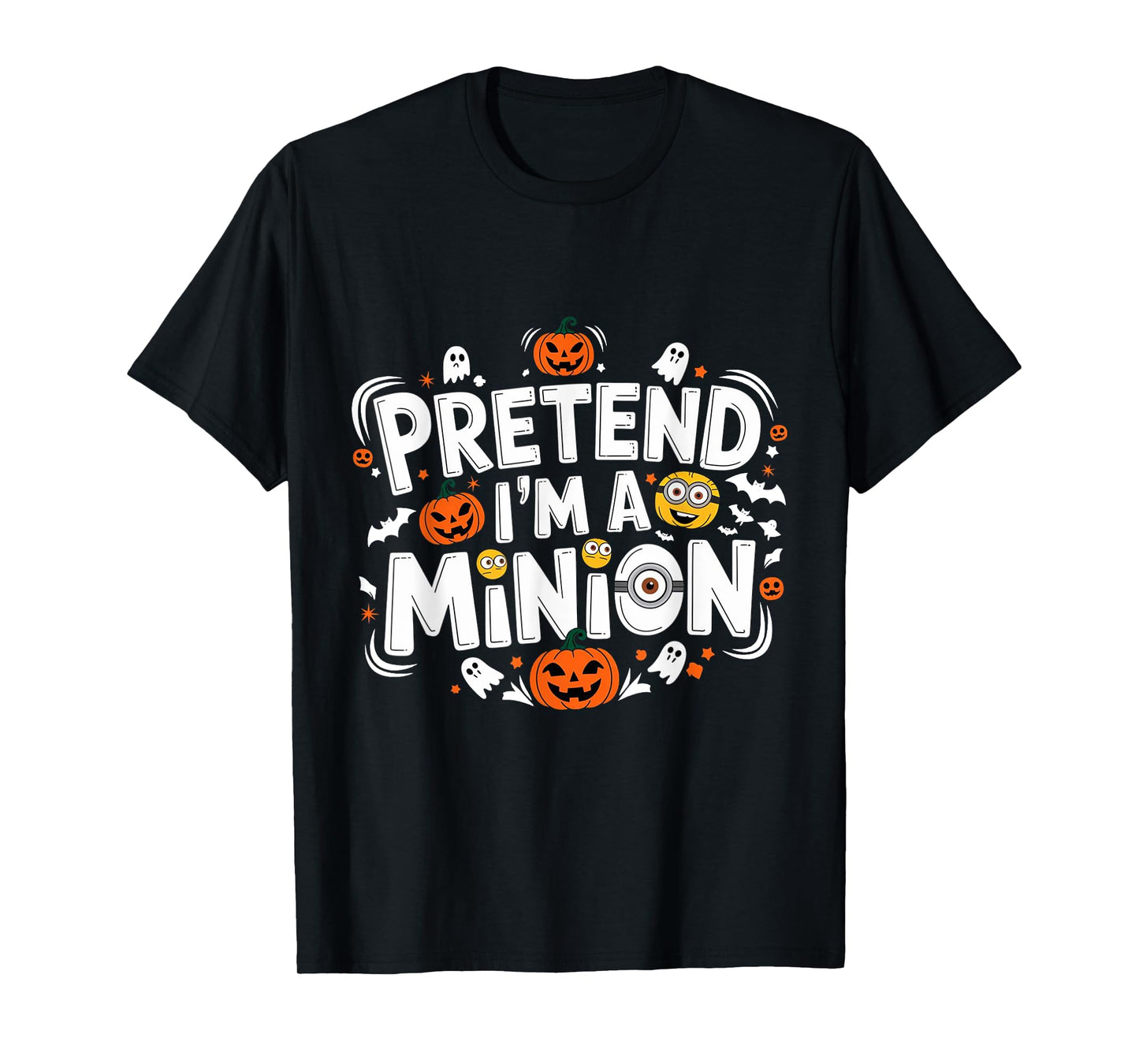 Pretend I'm A Minion Costume Party Funny Halloween Minion T-Shirt