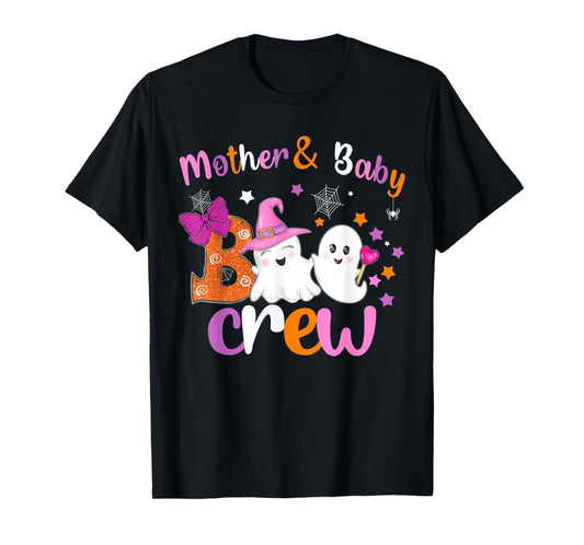Mother & baby Boo Crew Halloween matching shirts Halloween T-Shirt