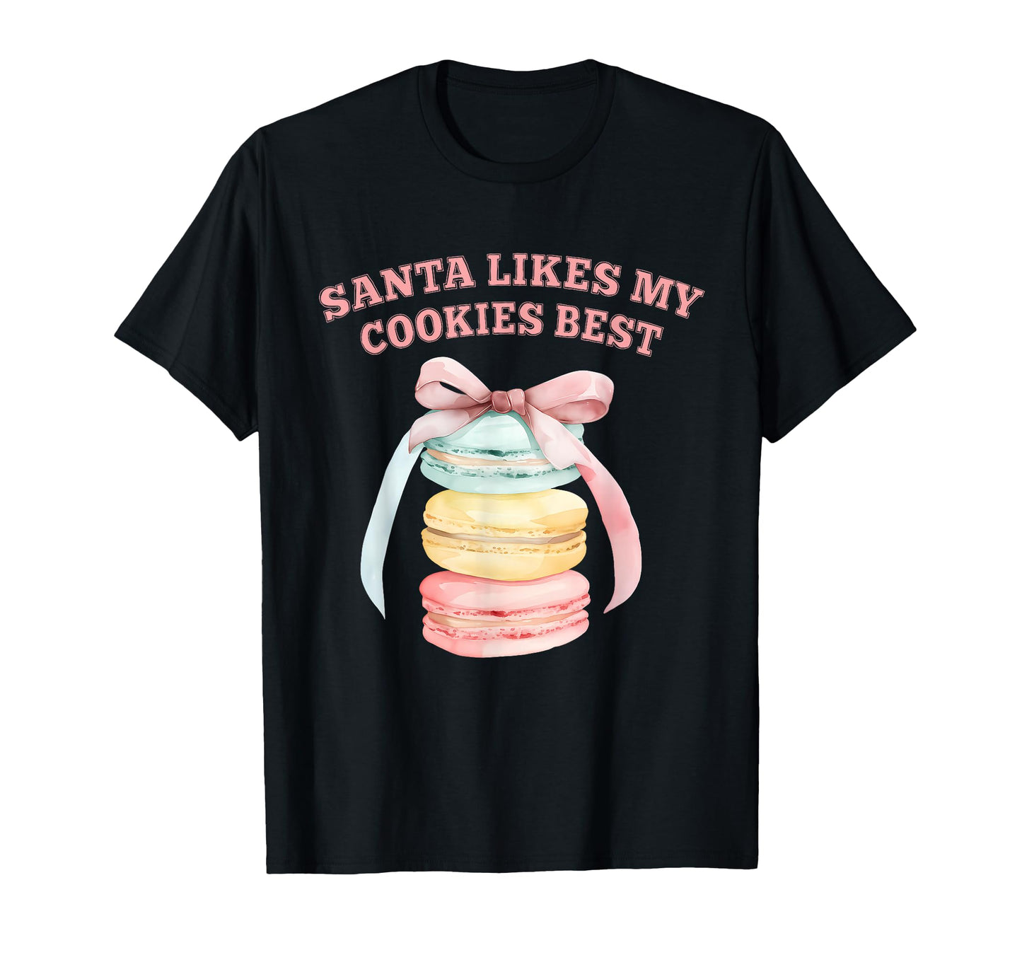 Santa Likes My Cookies Best Funny Christmas T-Shirt