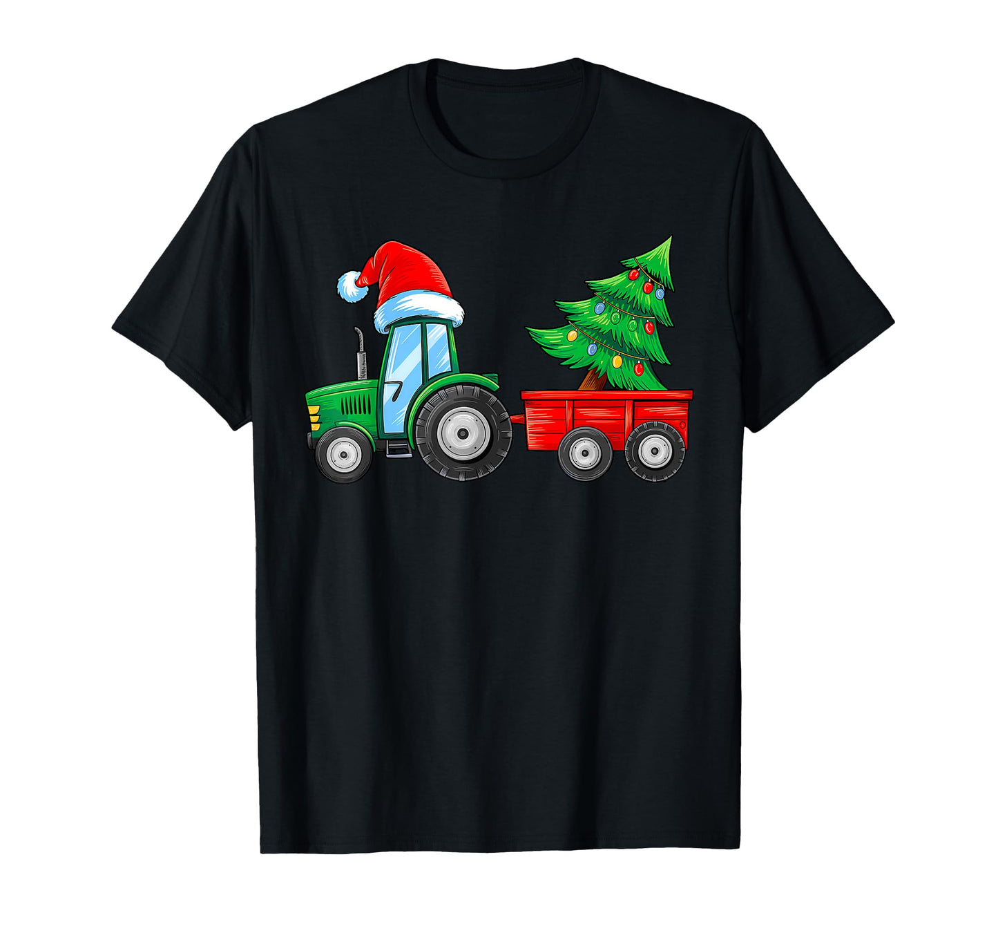 Christmas Tractor Candy Xmas Farm Truck Boys Kids Toddler T-Shirt