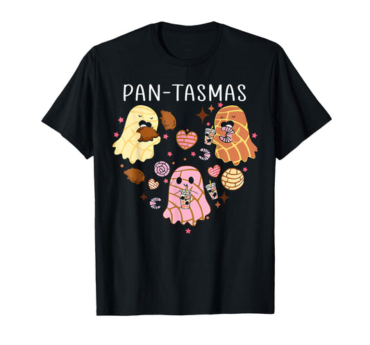 Pantasmas Ghost Funny Spooky Conchas Mexican Ghost Halloween T-Shirt