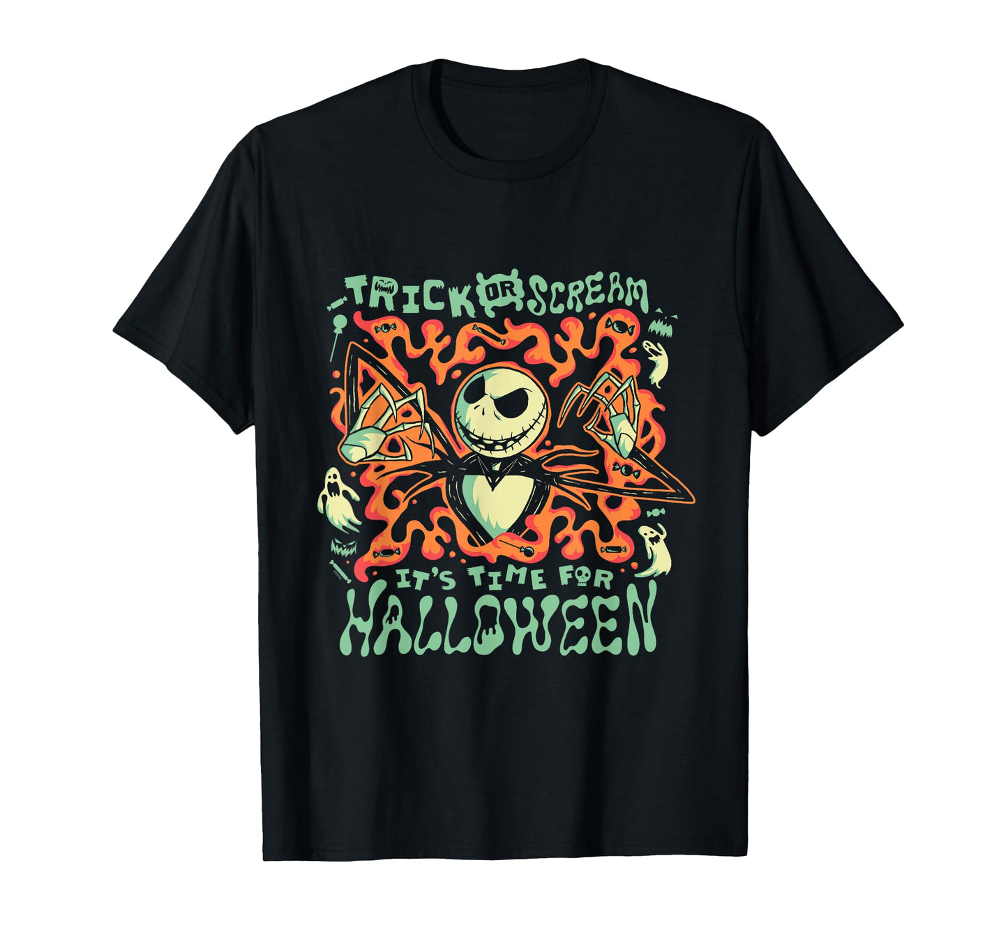 Disney The Nightmare Before Christmas Jack Trick or Scream T-Shirt