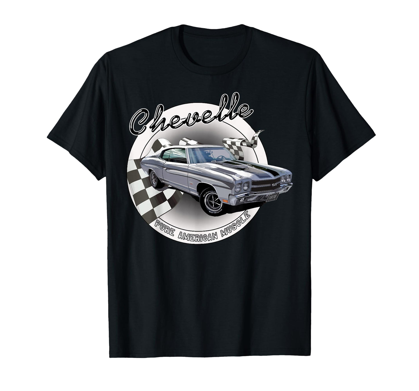 1970 70 Chevelle SS Cortez Silver Trending Chevys Muscle Car T-Shirt