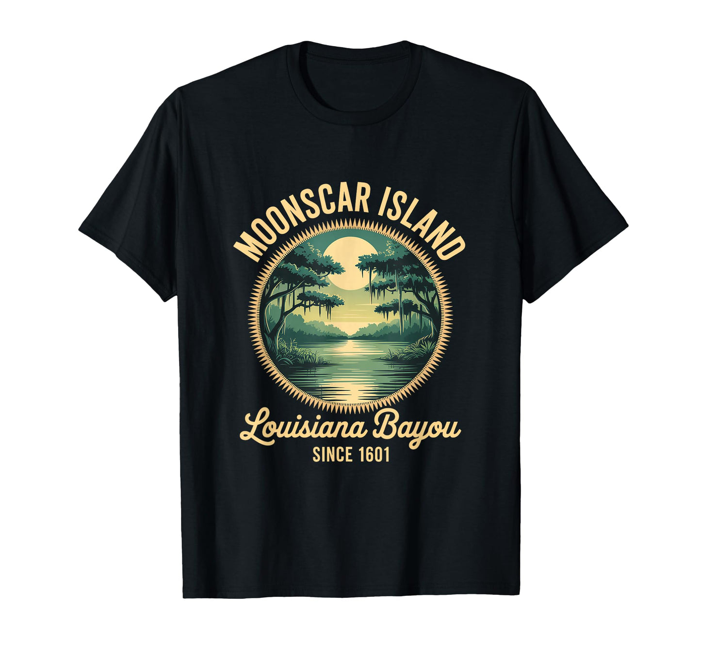 Moonscar Island Louisiana Bayou Seren 1601 T-Shirt