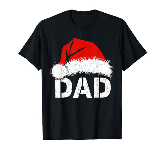 Dad Santa Claus Christmas Family Matching Xmas Pajamas T-Shirt