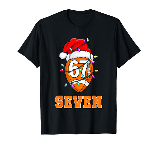 67ENDY Xmas Football – Six & Seven Matching Couple 7 T-Shirt