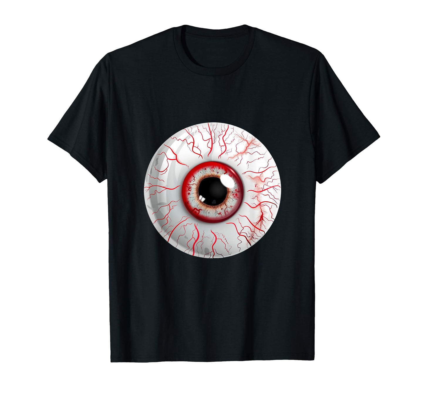 Halloween Eyeball Creepy Funny Lazy Halloween Costume T-Shirt