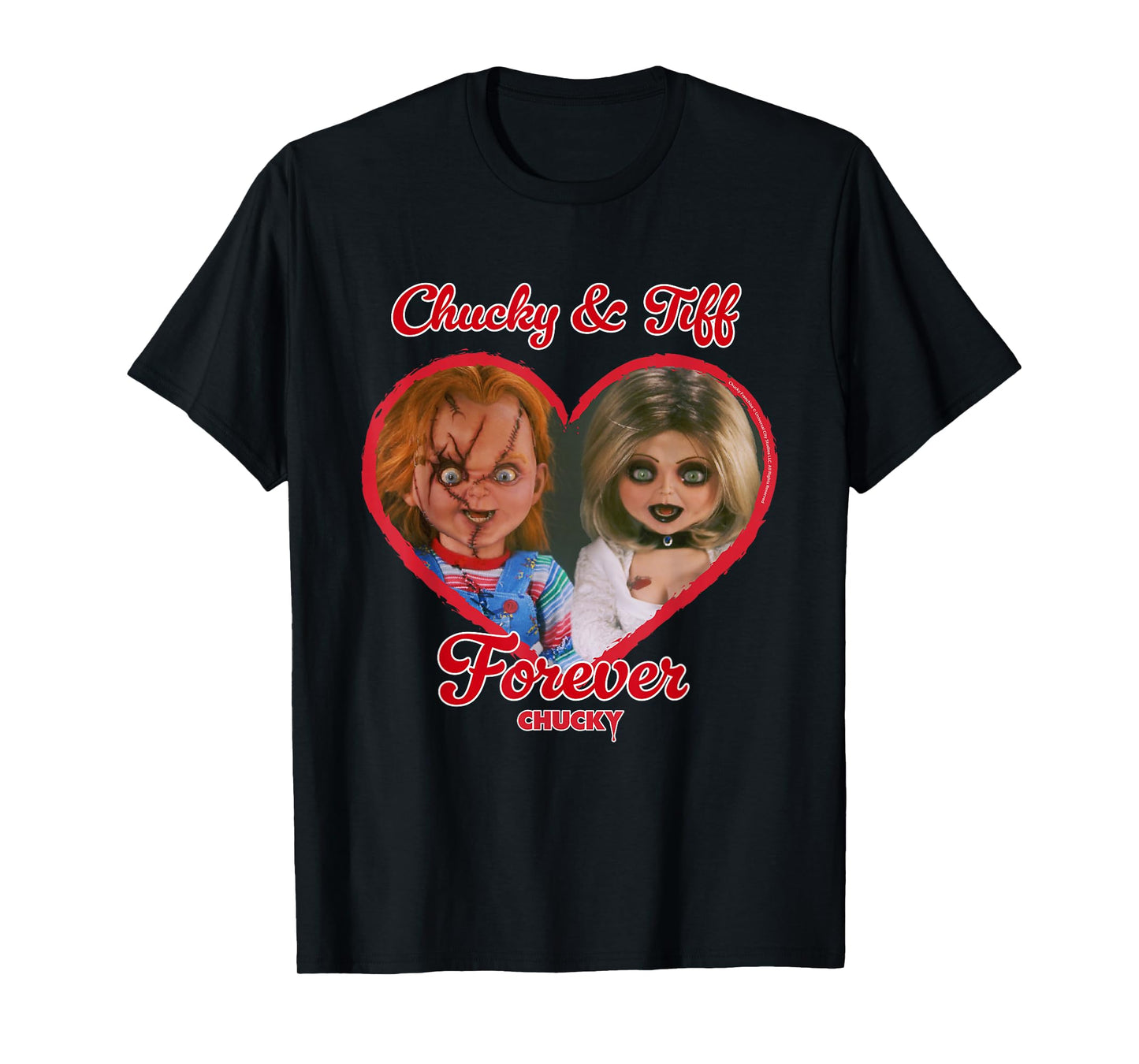 Chucky & Tiff Forever Heart T-Shirt