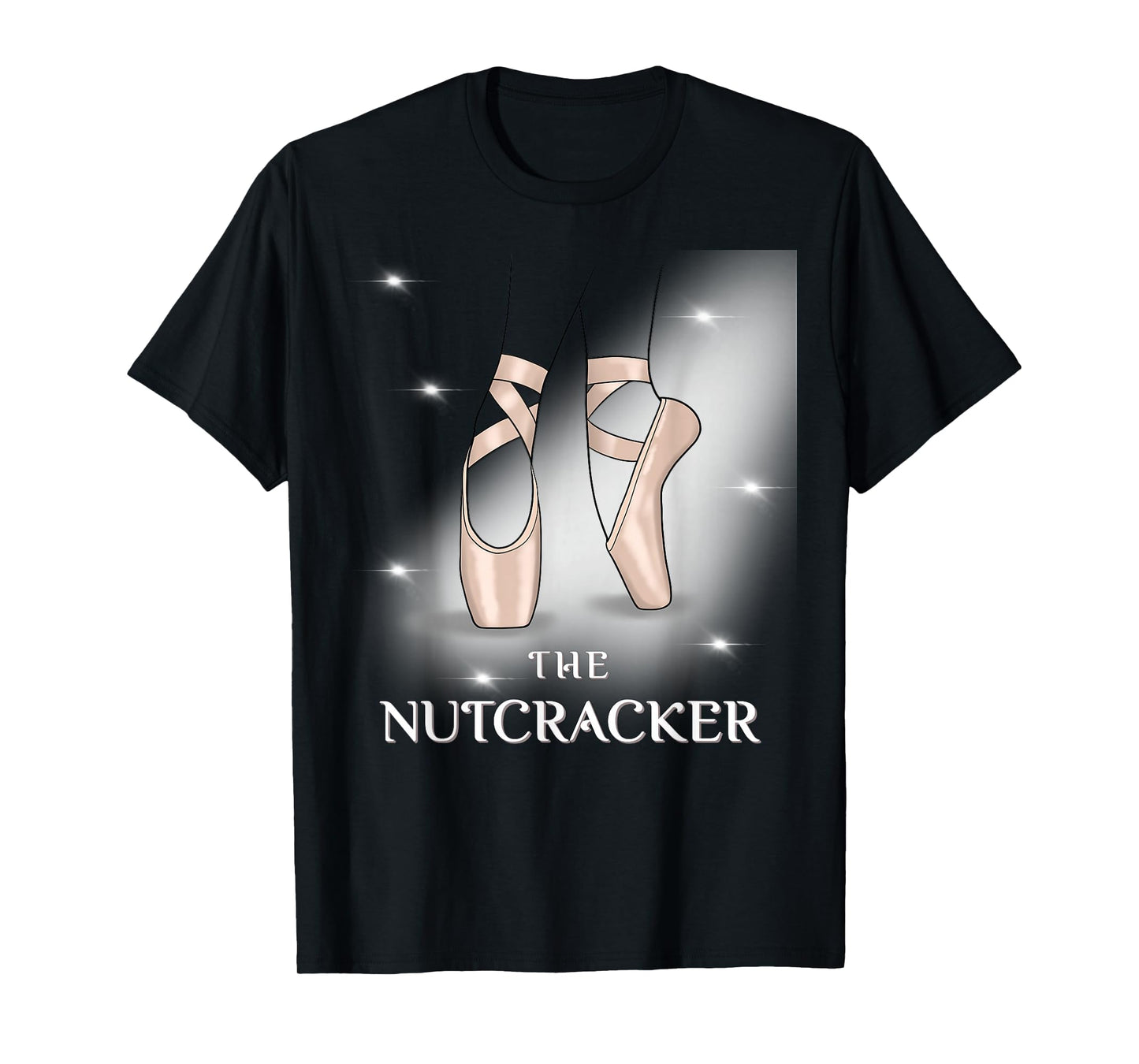 The Nutcracker Cute Ballerina Ballet Shoes Holiday Dance T-Shirt