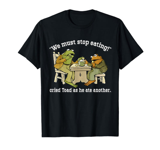 We Must Tee Stop Eating Toad As He Ate Another Frog Men Toad T-Shirt