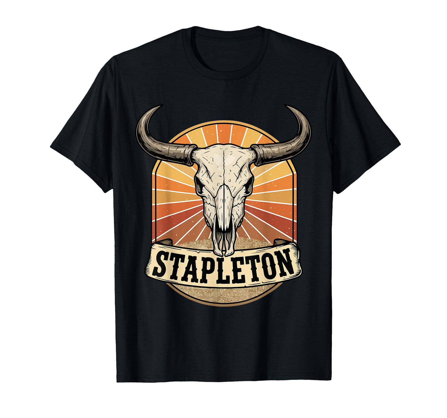 Vintage StapIeton Last Name Personalized 90s Style T-Shirt