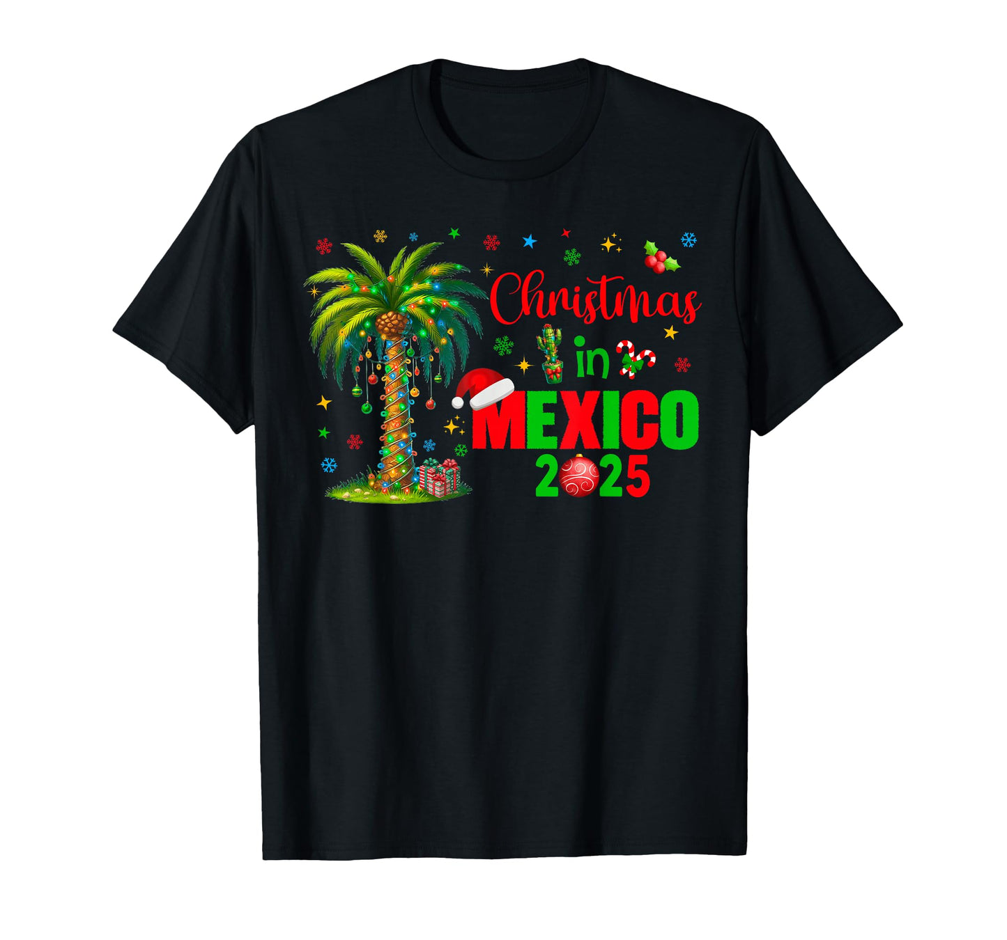 Mexico Cancun Cabo Christmas Trip Outfit T-Shirt