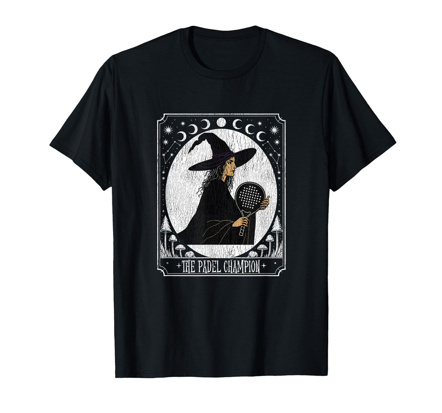 Tarot Card The Padel Champion Halloween Costume Design T-Shirt