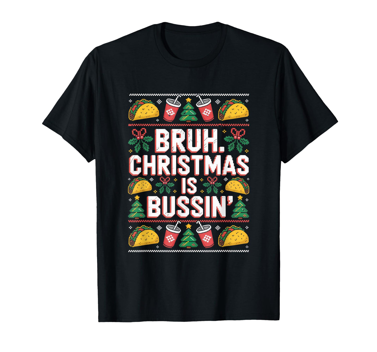 Funny Gen Alpha Gen Z Slang Funny Christmas Sweater T-Shirt