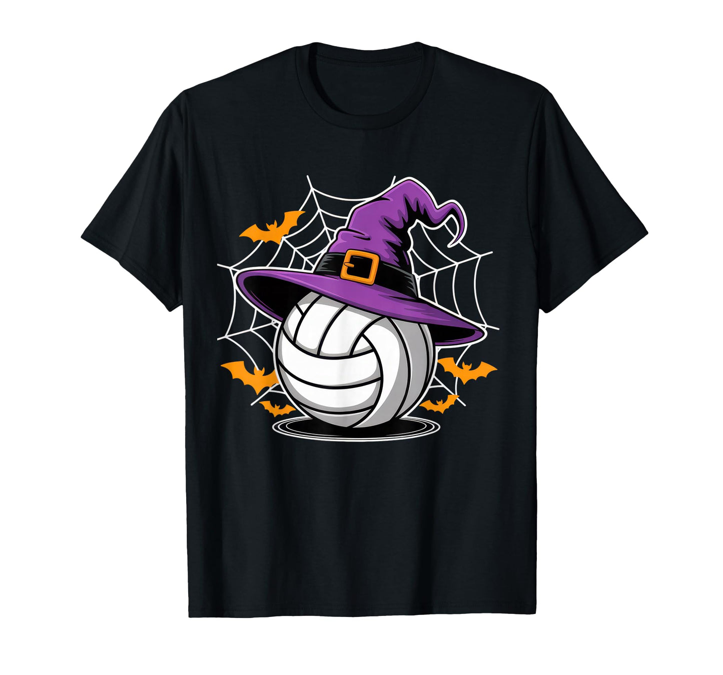 Witch Volleyball Halloween Lovers Fun Spooky Party Sports T-Shirt