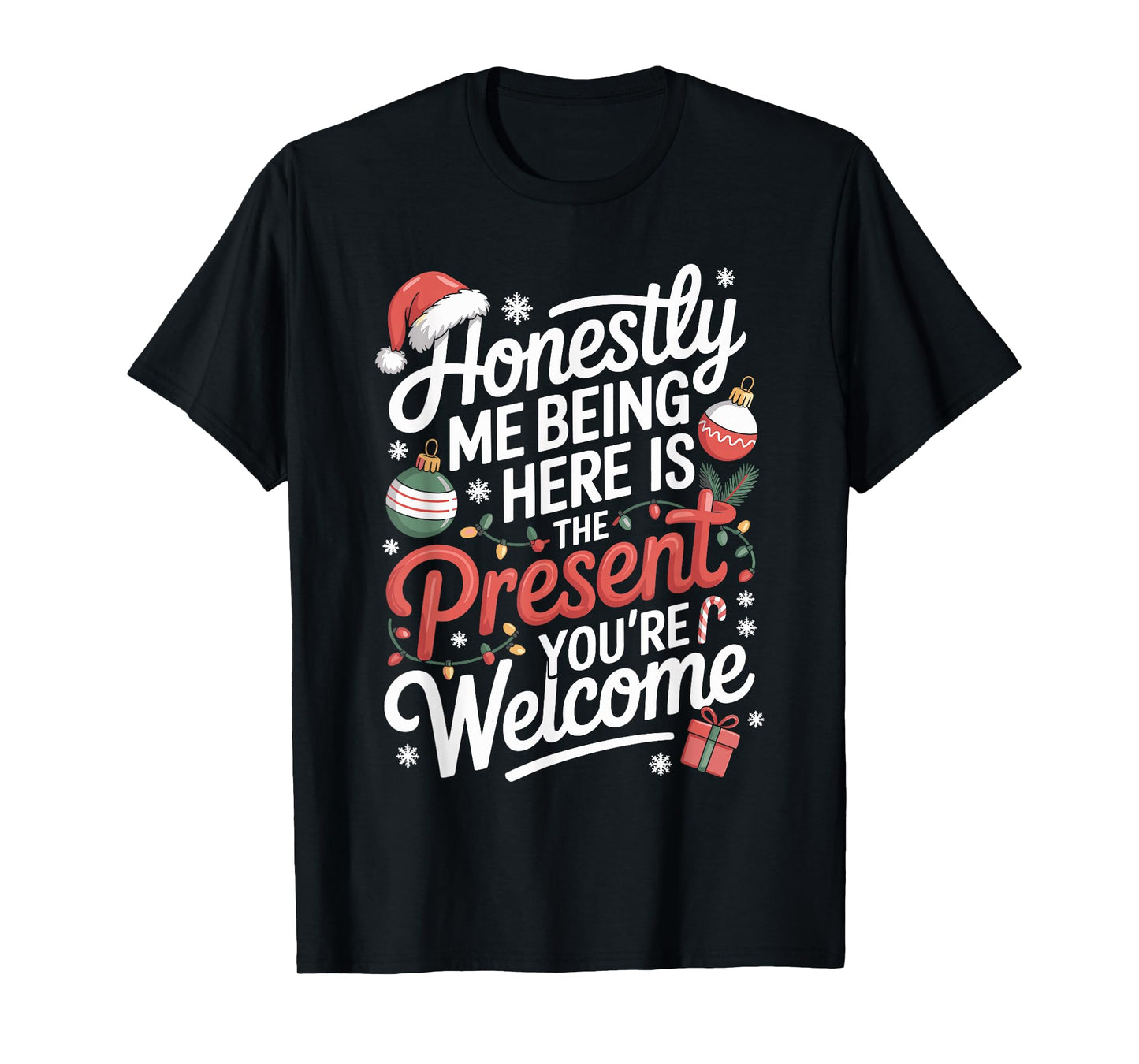 Funny Christmas Humor Pajama Xmas for Men Women Kids T-Shirt