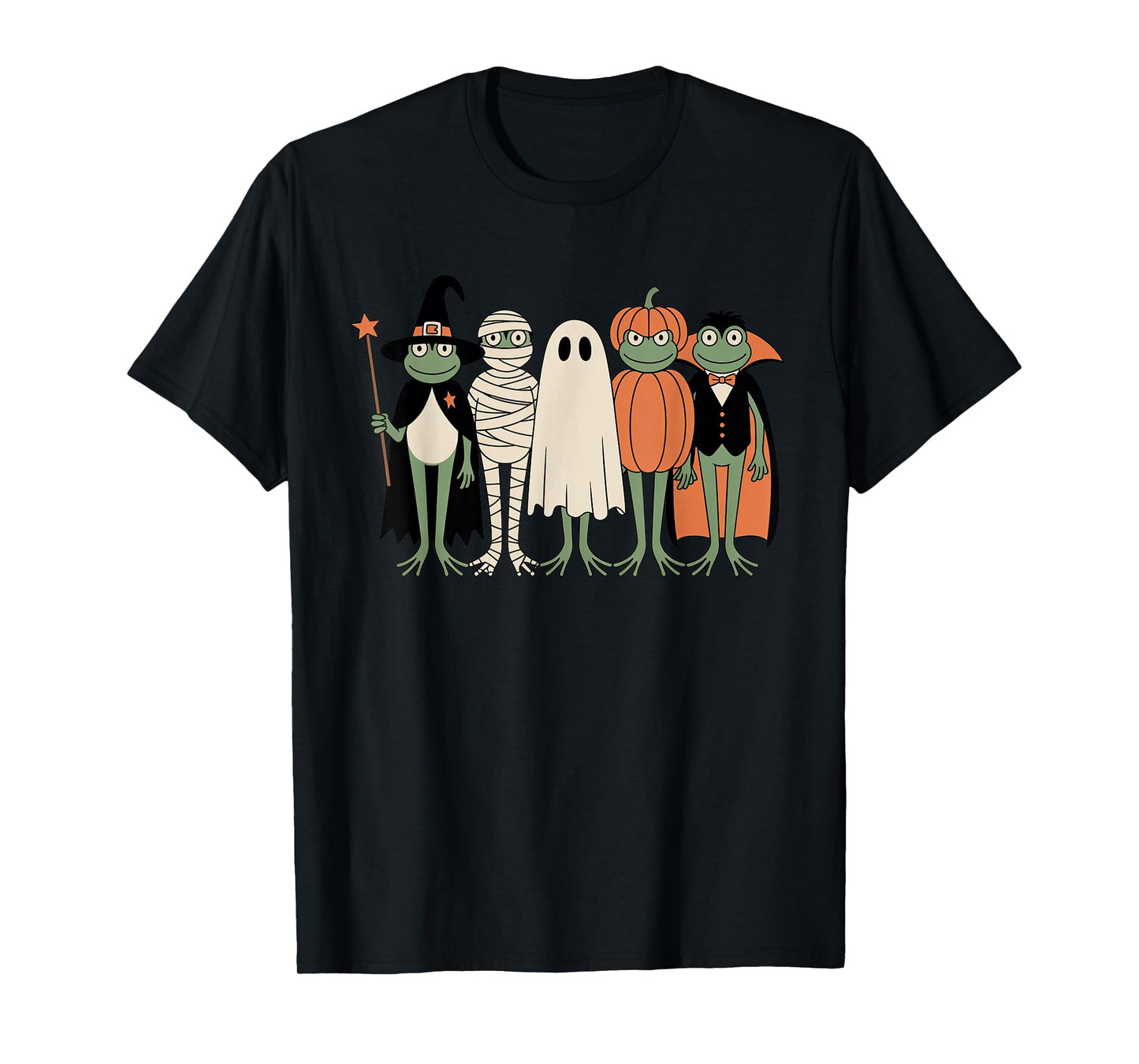 Toddler Boys Cute Frog Halloween Ghost Mummy Witch Costume T-Shirt