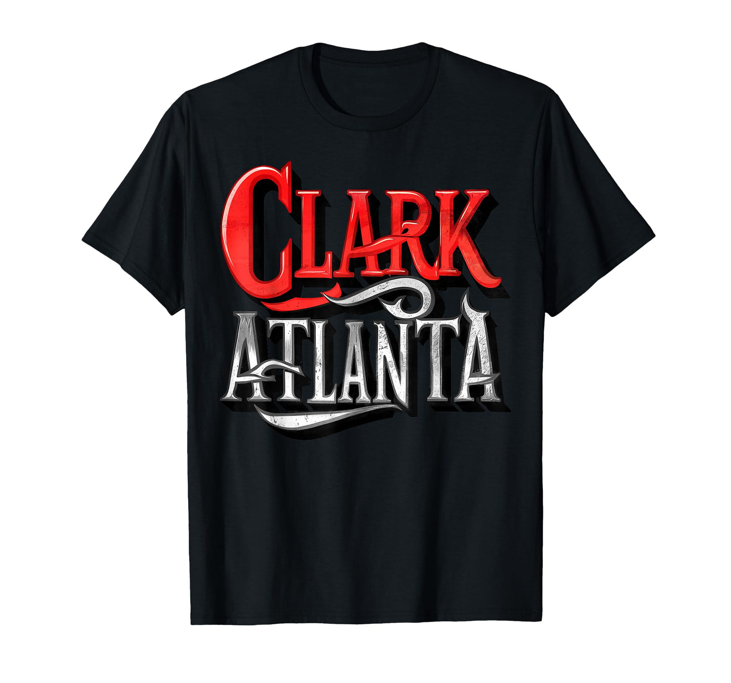 Vintage Clark & Atlanta Varsity Style T-Shirt