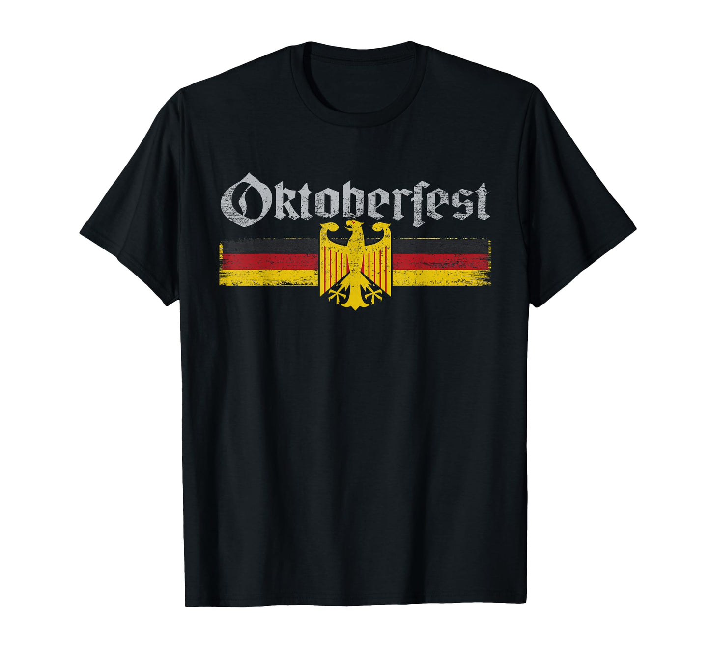 Vintage Oktoberfest German Flag T-Shirt