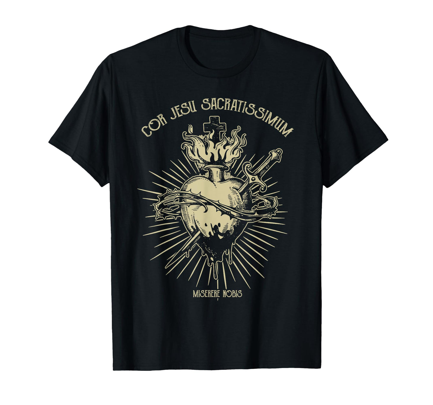 Sacred Heart Of Jesus Christian Catholic Devotion T-Shirt