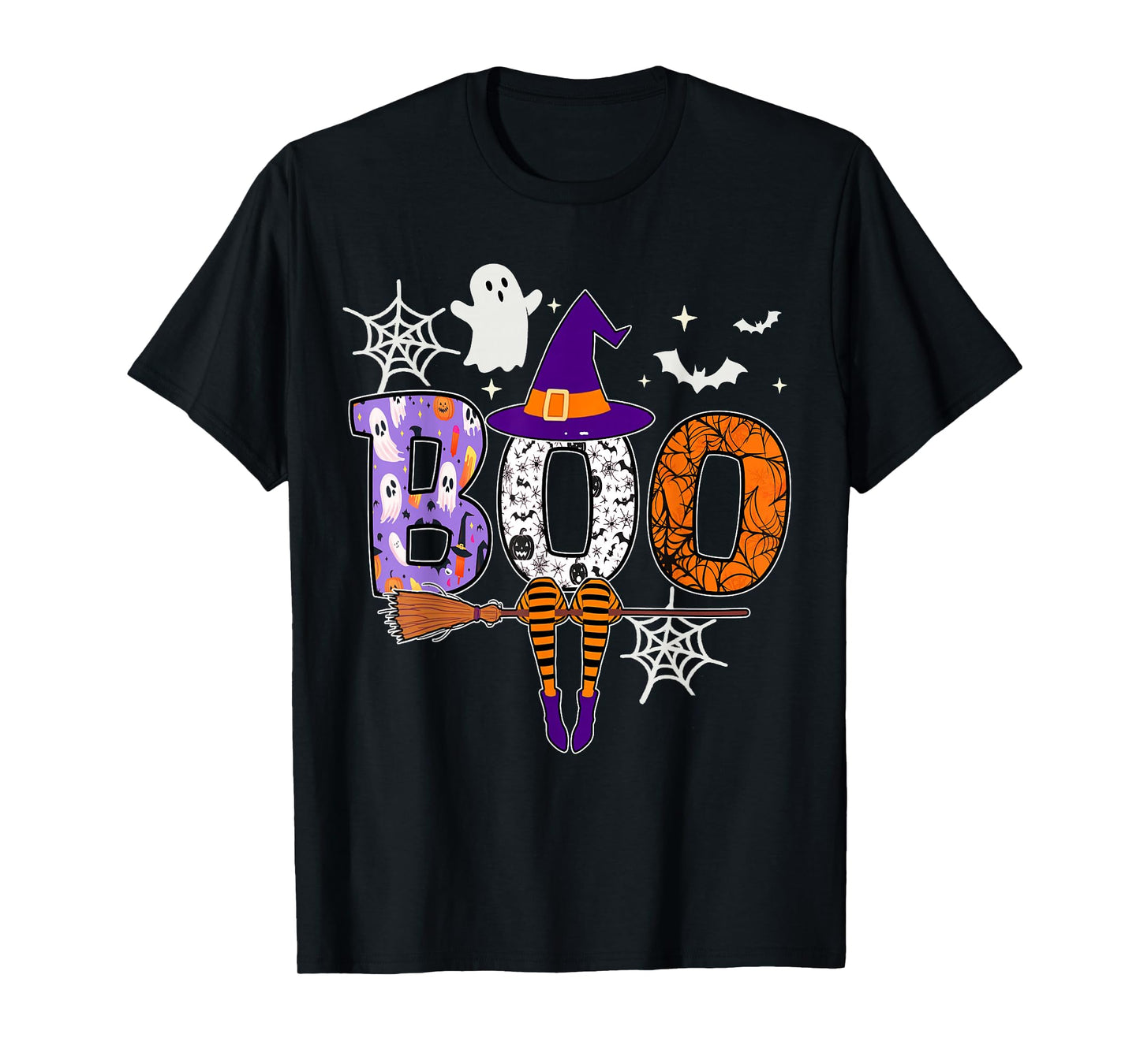 Halloween Boo Crew Spooky Funny Halloween Squad Costume T-Shirt