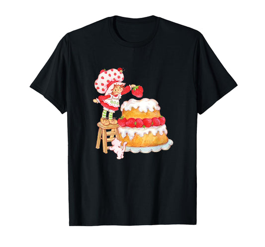 Strawberry Shortcake & Custard Baking Besties Vintage T-Shirt