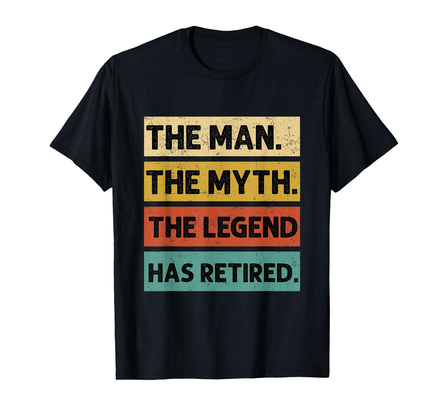 Retirement Retro Vintage Style The Legend Has Retired Men T-Shirt