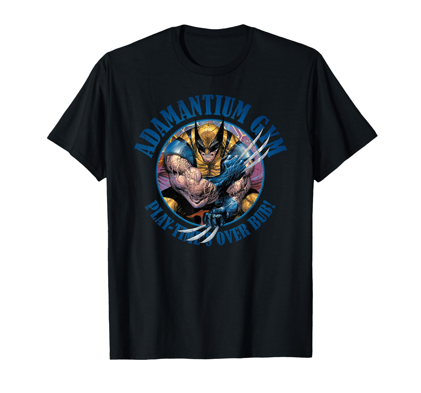 Marvel X-Men Wolverine Adamantium Gym T-Shirt