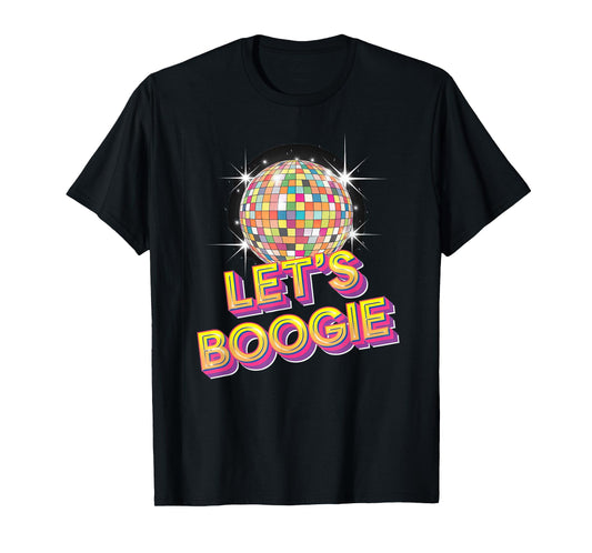 Disco Ball Vintage Retro let's boogie fever discoball party T-Shirt
