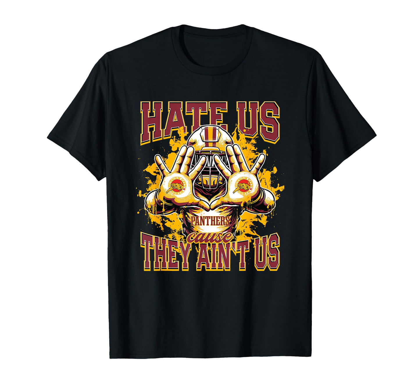 Putnam City North Panthers Logo Hate Us Cause They Ain't HS T-Shirt