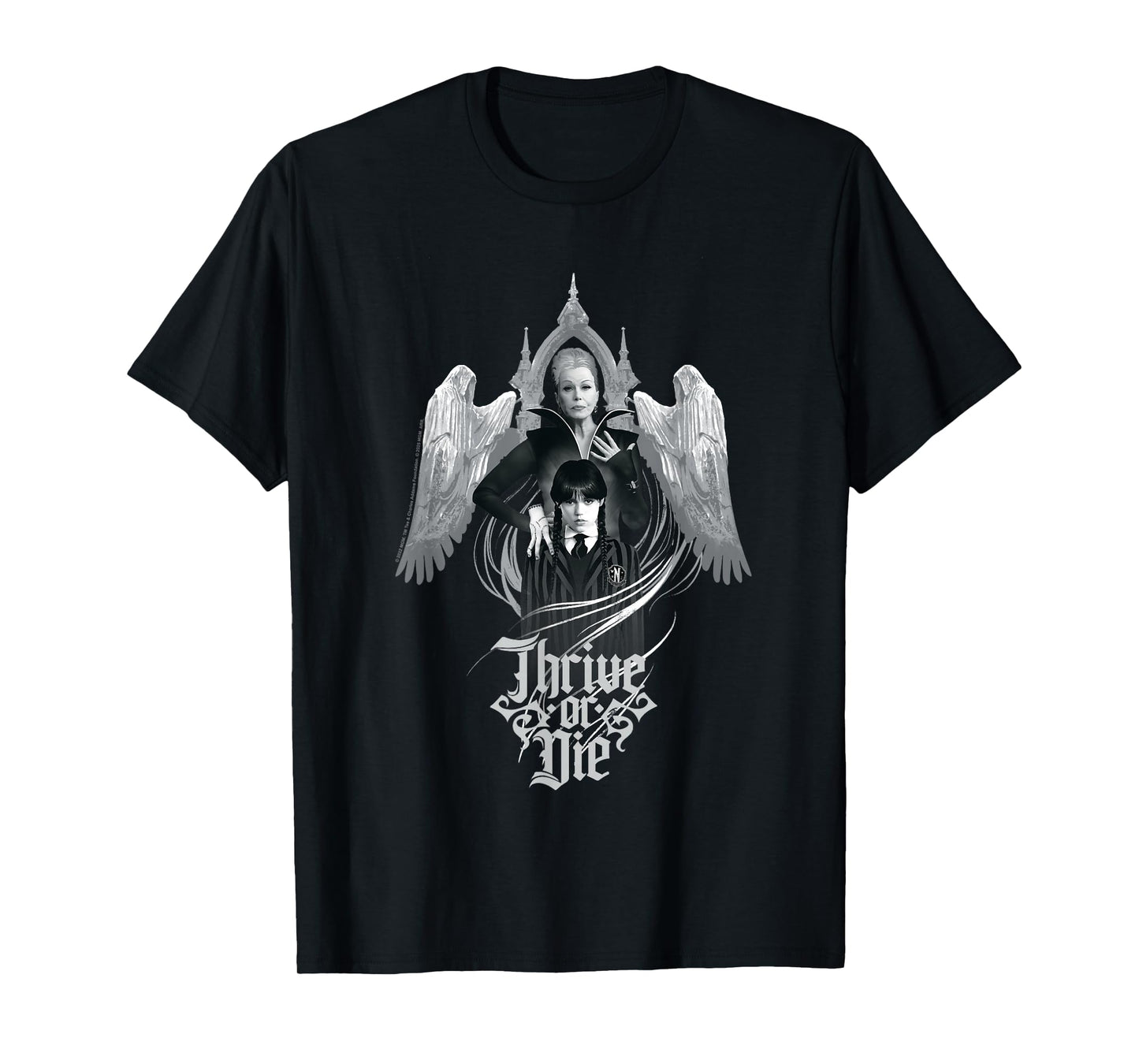 Wednesday Season 2 Thrive Or Die Grandmama & Wednesday T-Shirt