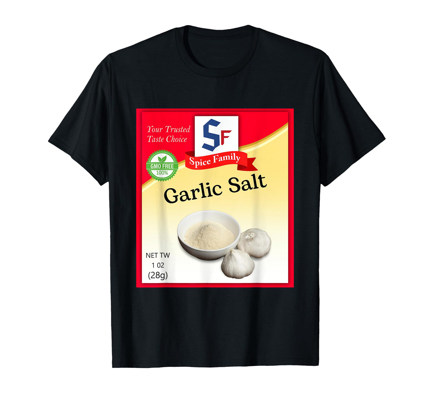 Garlic Salt Condiment Costume Holiday Spice Group Costumes T-Shirt