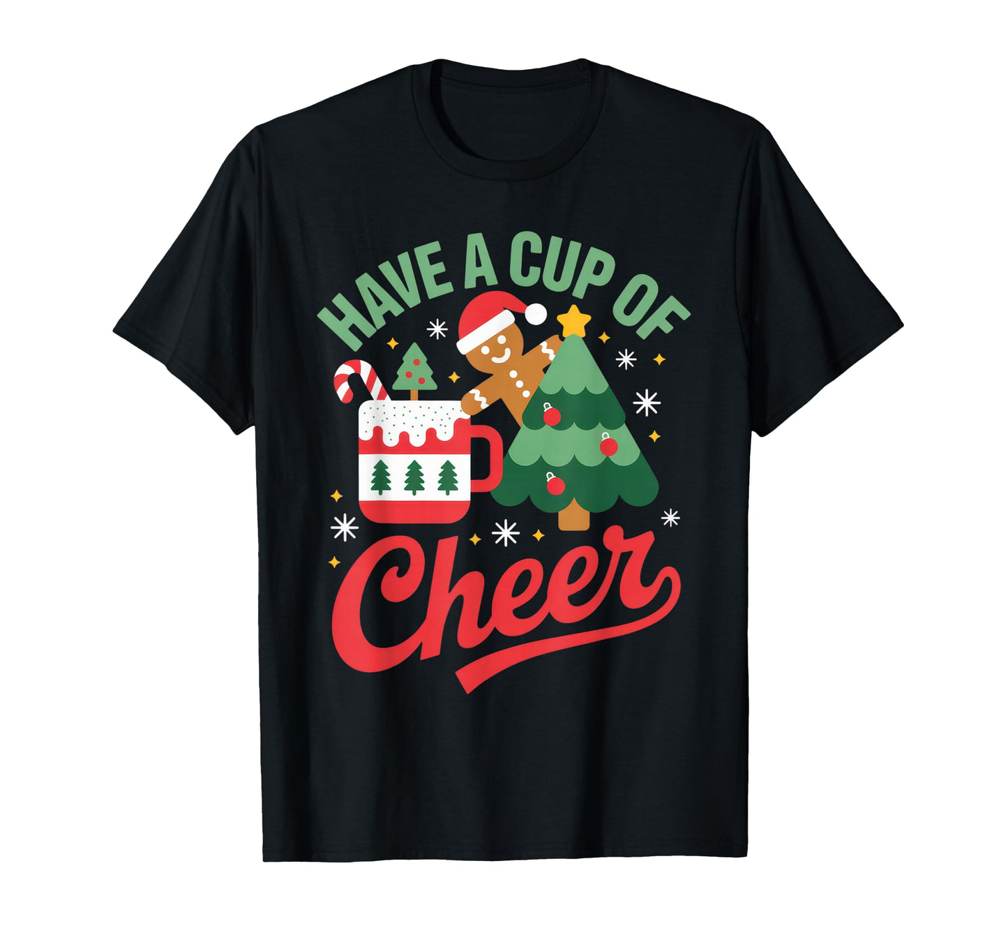 Wolf Santa Christmas Spirit for Animal Lovers Holiday Fun T-Shirt