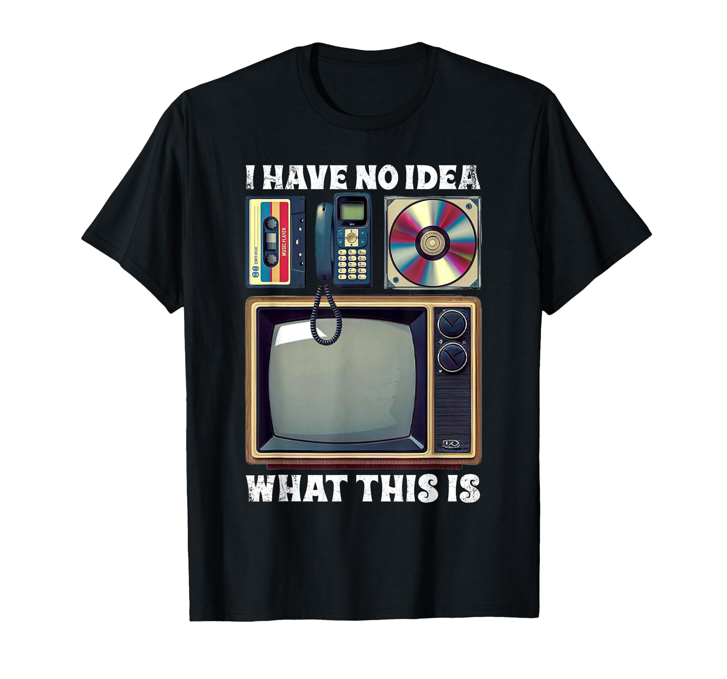 I Have No Idea What This Is Kids 70s 80s 90s Outfit Theme T-Shirt